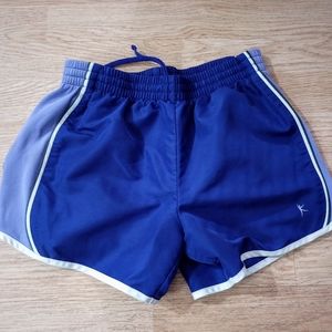 Women's purple running shorts, size small